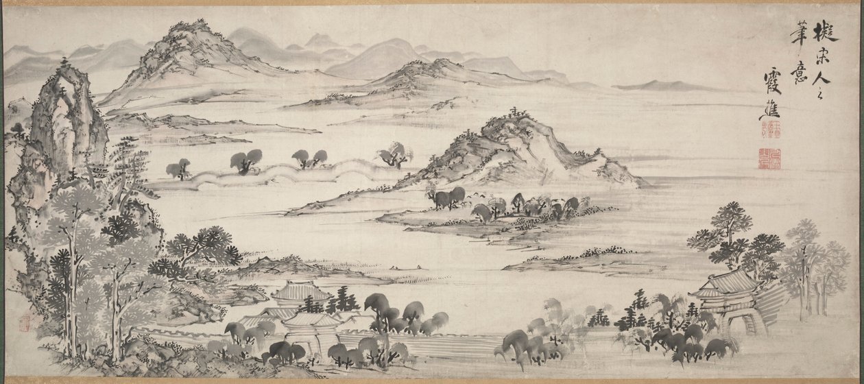 Vista do Lago Oeste, 1700s. de Ike Taiga