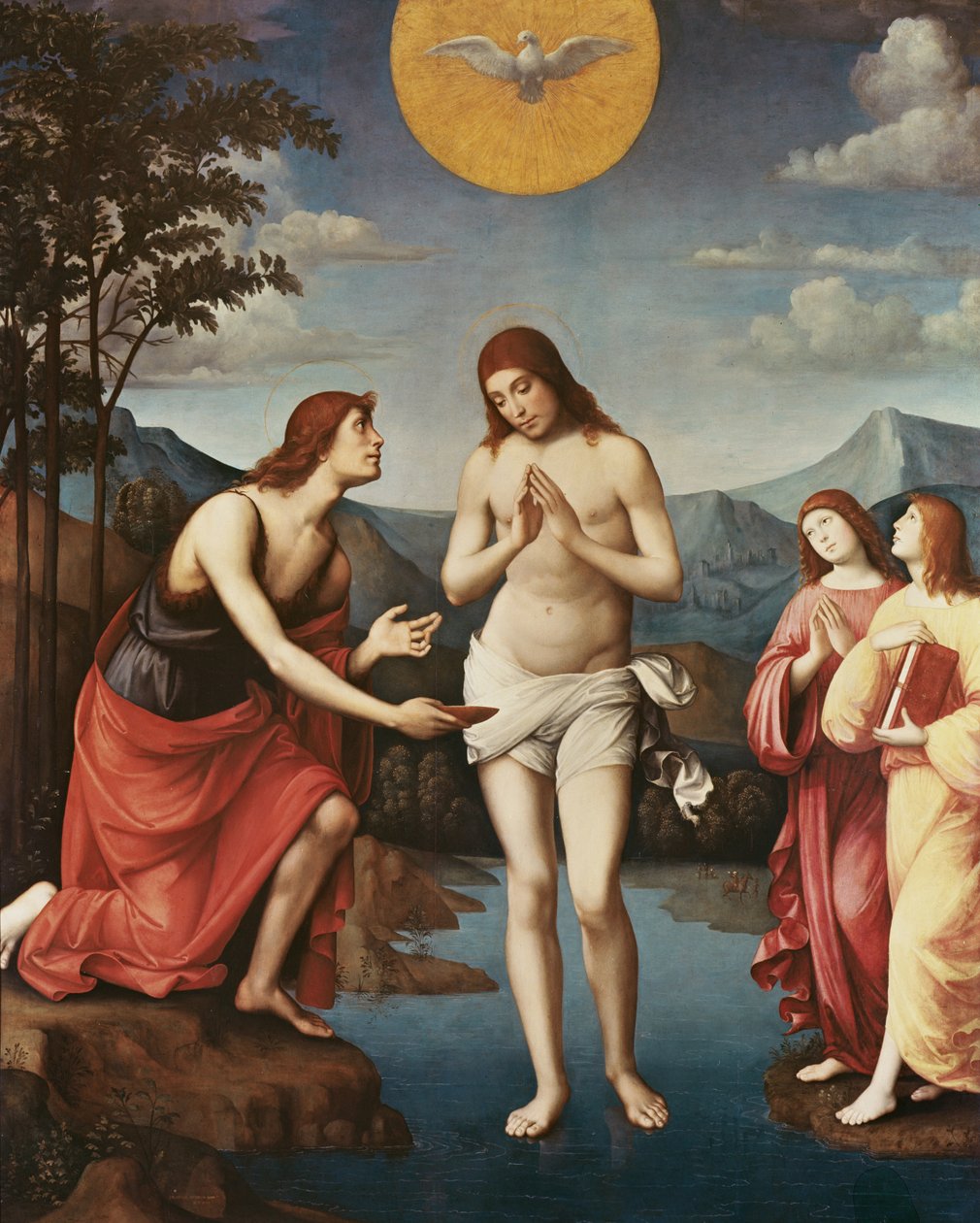 O batismo de Cristo de Il Francia