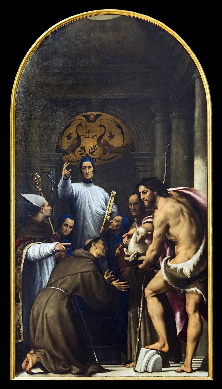 Academia - Beato Giovanni Giustiniani e Santos por Il Pordenone de Il Pordenone