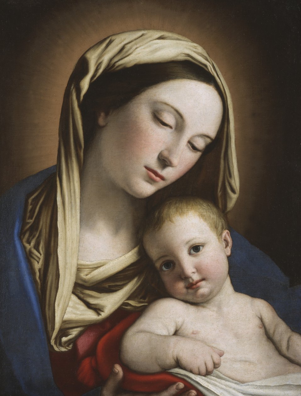 Madonna e criança de Il Sassoferrato