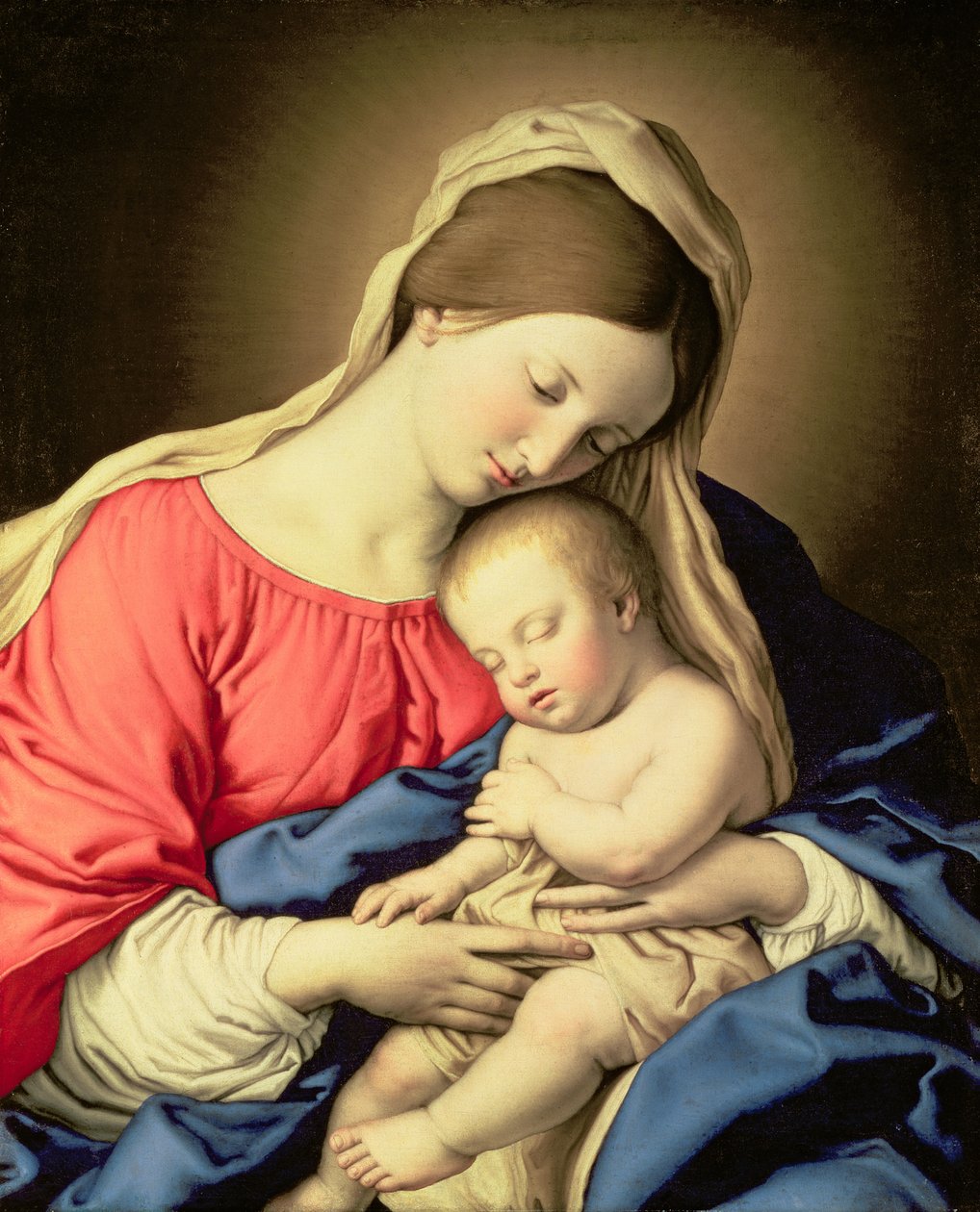 Madonna e criança de Il Sassoferrato