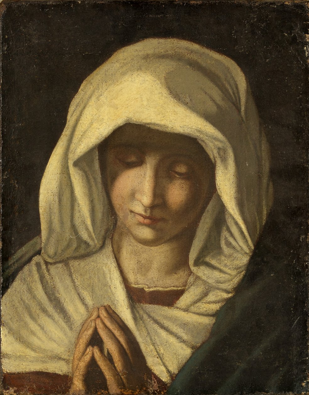 A Virgem em Oração, c.1800 (óleo sobre tela) de Il  Sassoferrato