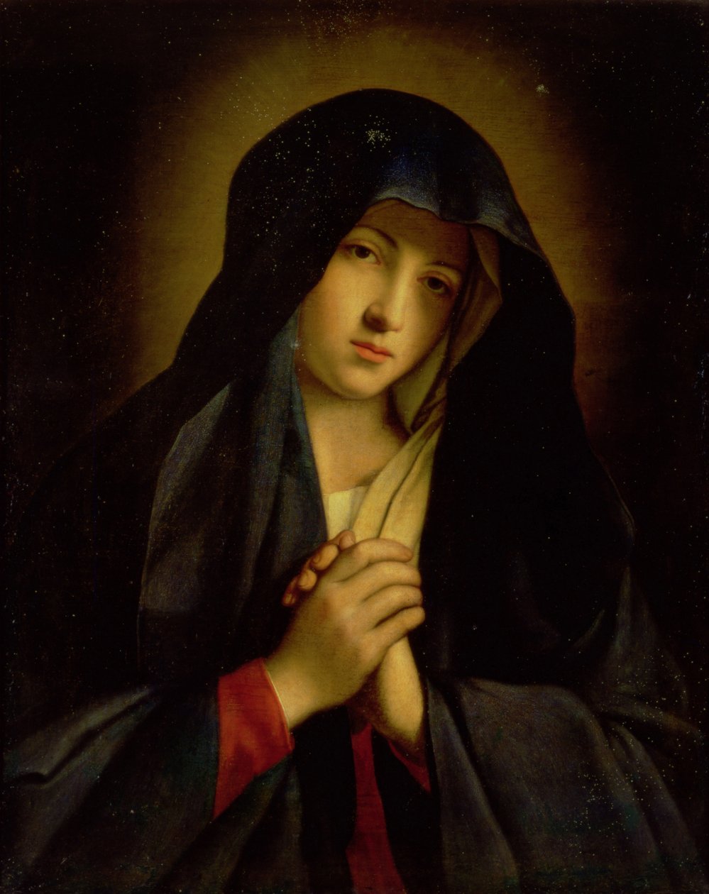 A Madonna em Sorrow de Il Sassoferrato