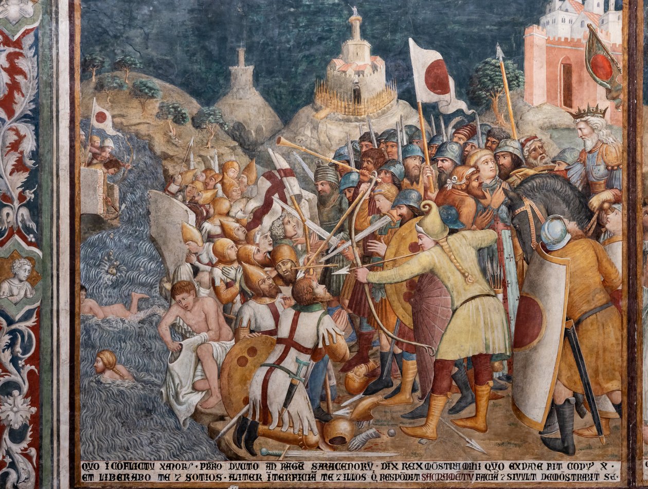 Frescoes, detail de Ilario and others Ugolino di Prete
