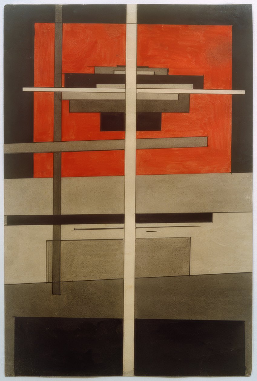 Composição suprematista de Ilja Grigorewitsch Tschaschnik