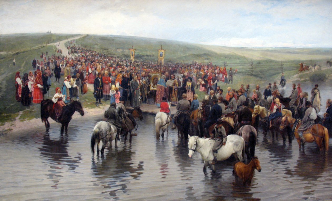 Dia da Ressurreição no Norte de Illarion Mikhailovich Pryanishnikov
