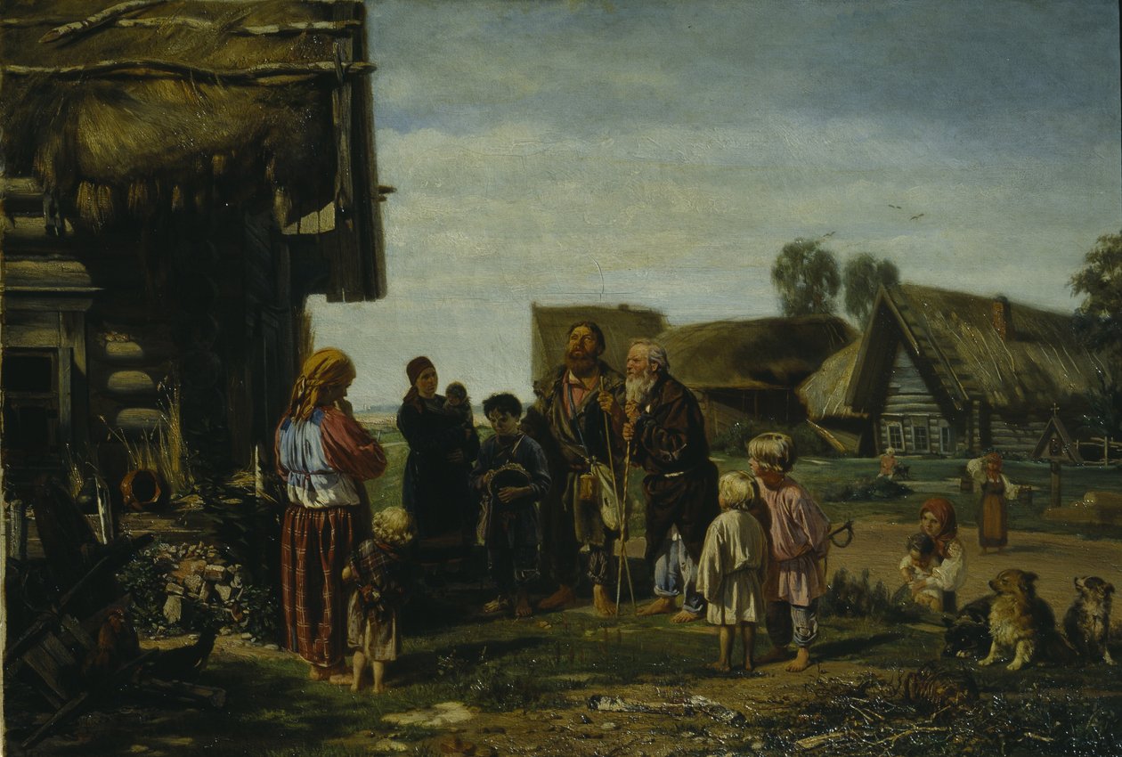 Os Peregrinos, 1870 de Illarion Mikhailovich Pryanishnikov