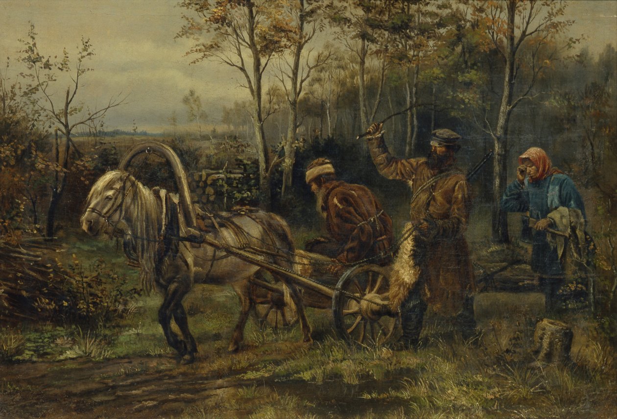 Ladrão de madeira de Illarion Mikhailovich Pryanishnikov
