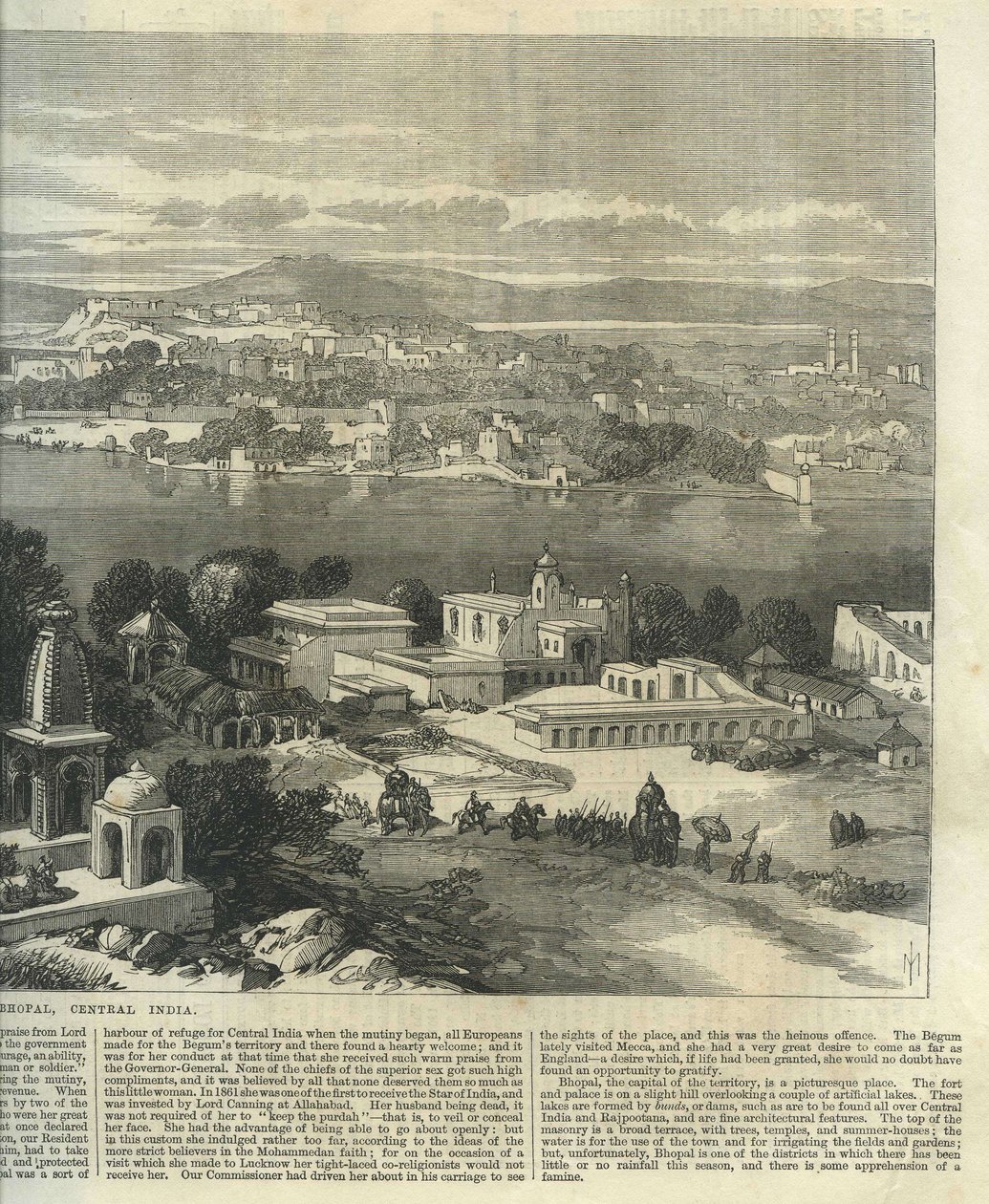 Bhopal, Índia Central de Illustrated London News