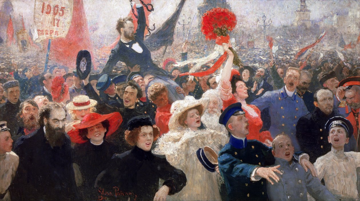 17 de outubro de 1905 de Ilya Efimovich Repin