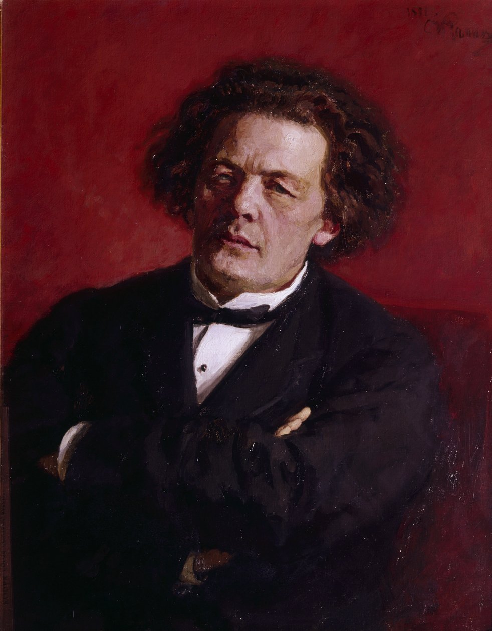 Retrato de Anton Grigoryevich Rubinstein, 1881 de Ilya Efimovich Repin