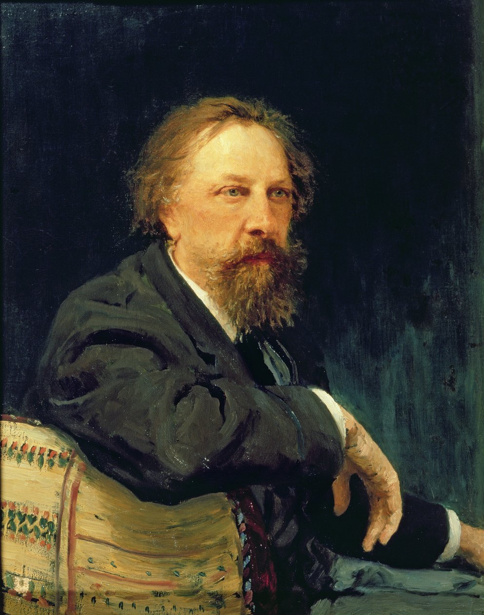 Retrato do Autor Contagem Alexey K. Tolstoy (1817-1875), 1896 de Ilya Efimovich Repin