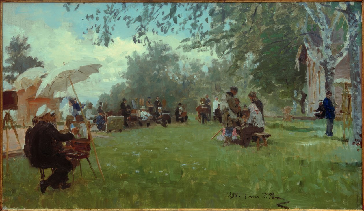 Na dacha da academia de Ilya Efimovich Repin