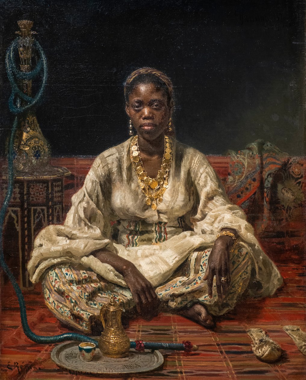 MULHER PRETO de Ilya Efimovich Repin