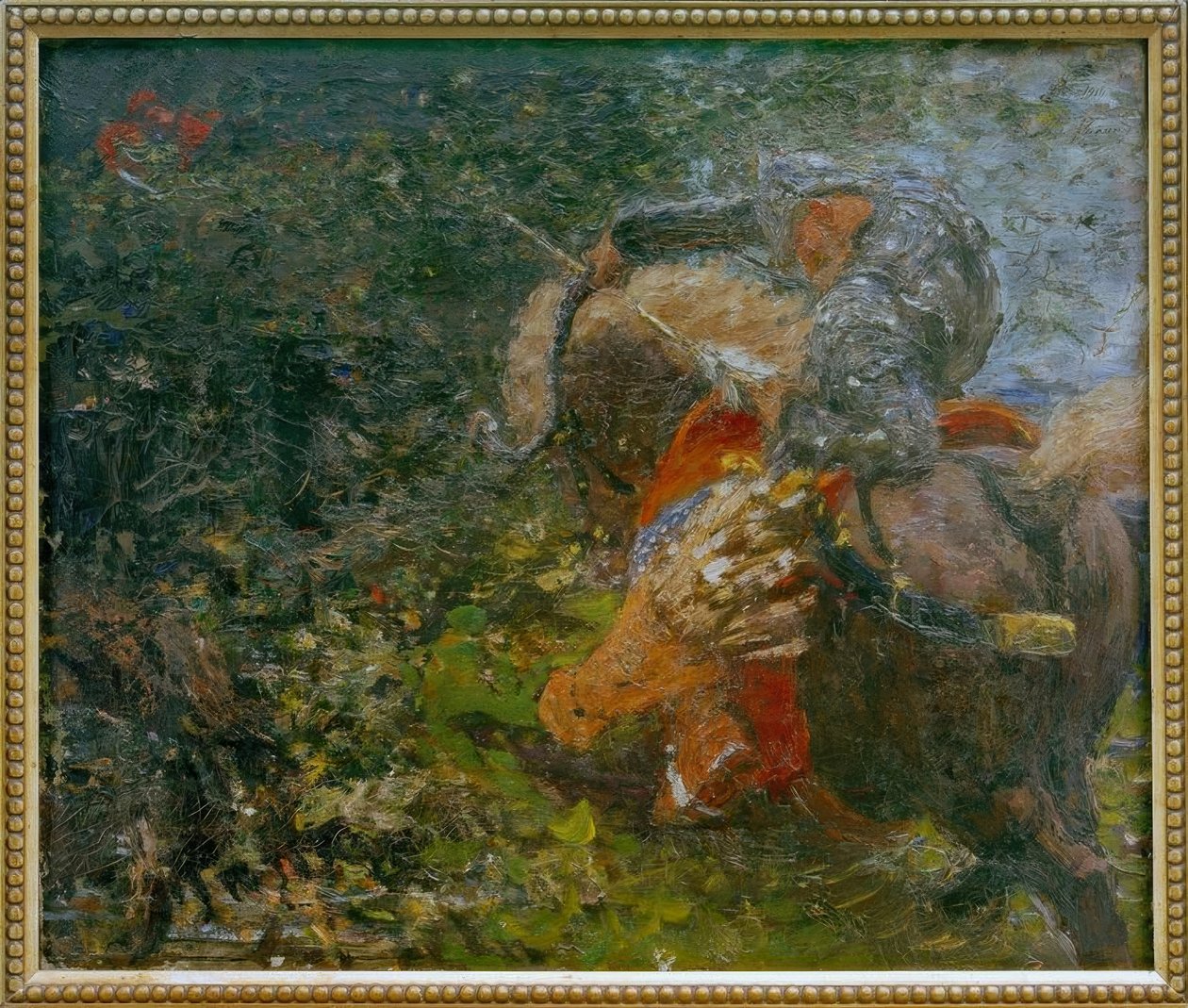 O Cavaleiro Ilya Muromec e o Assaltante Solovoy de Ilya Efimovich Repin