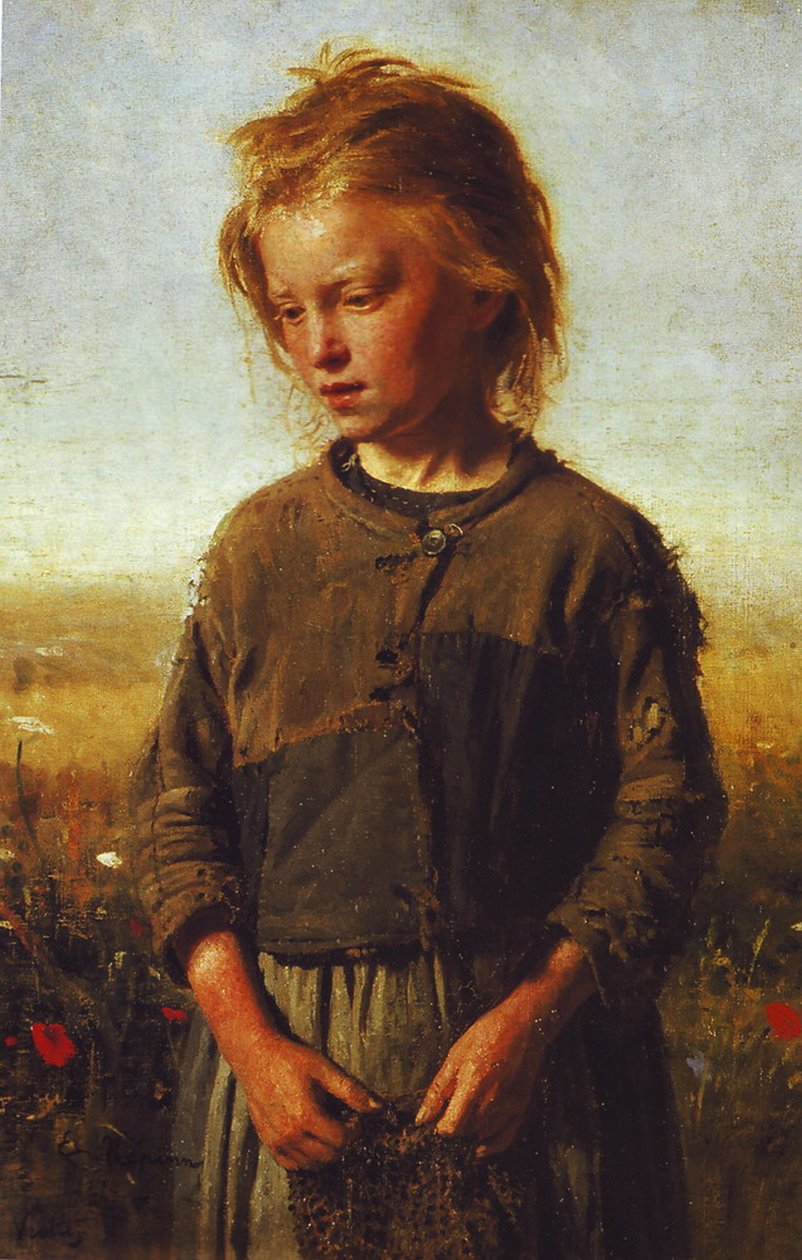 Pescadora de Ilya Efimovich Repin