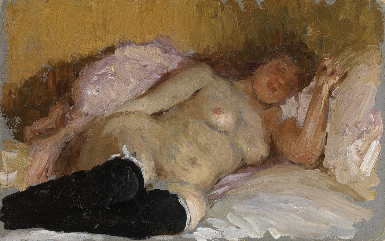 Natalia Nordman Dormindo, 1900 de Ilya Efimovich Repin