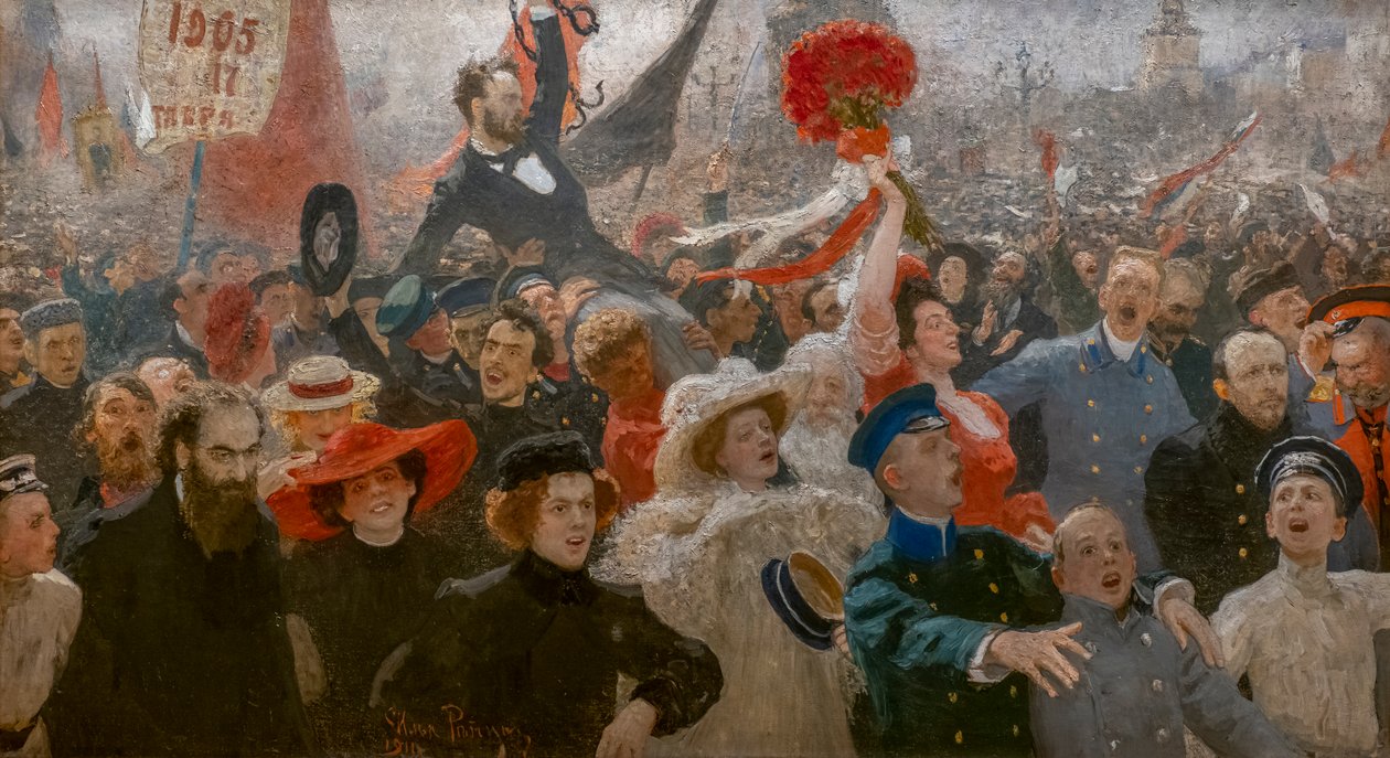 17 DE OUTUBRO DE 1905 de Ilya Efimovich Repin