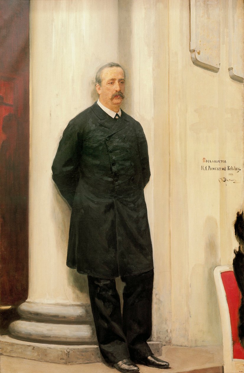 Retrato de Alexander Borodin de Ilya Efimovich Repin