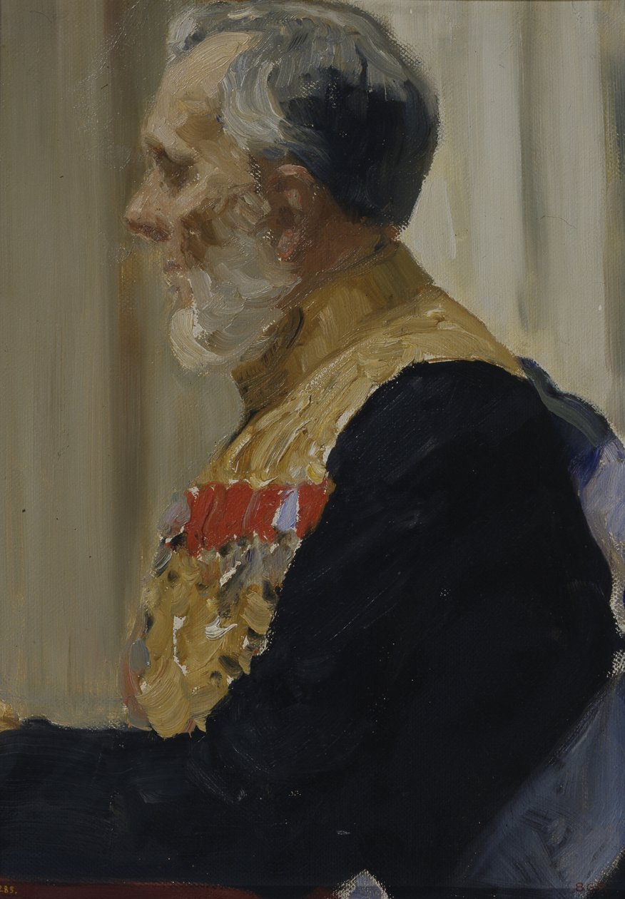 Retrato do Conde Constantin Ivanovich von der Pahlen, 1903 de Ilya Efimovich Repin