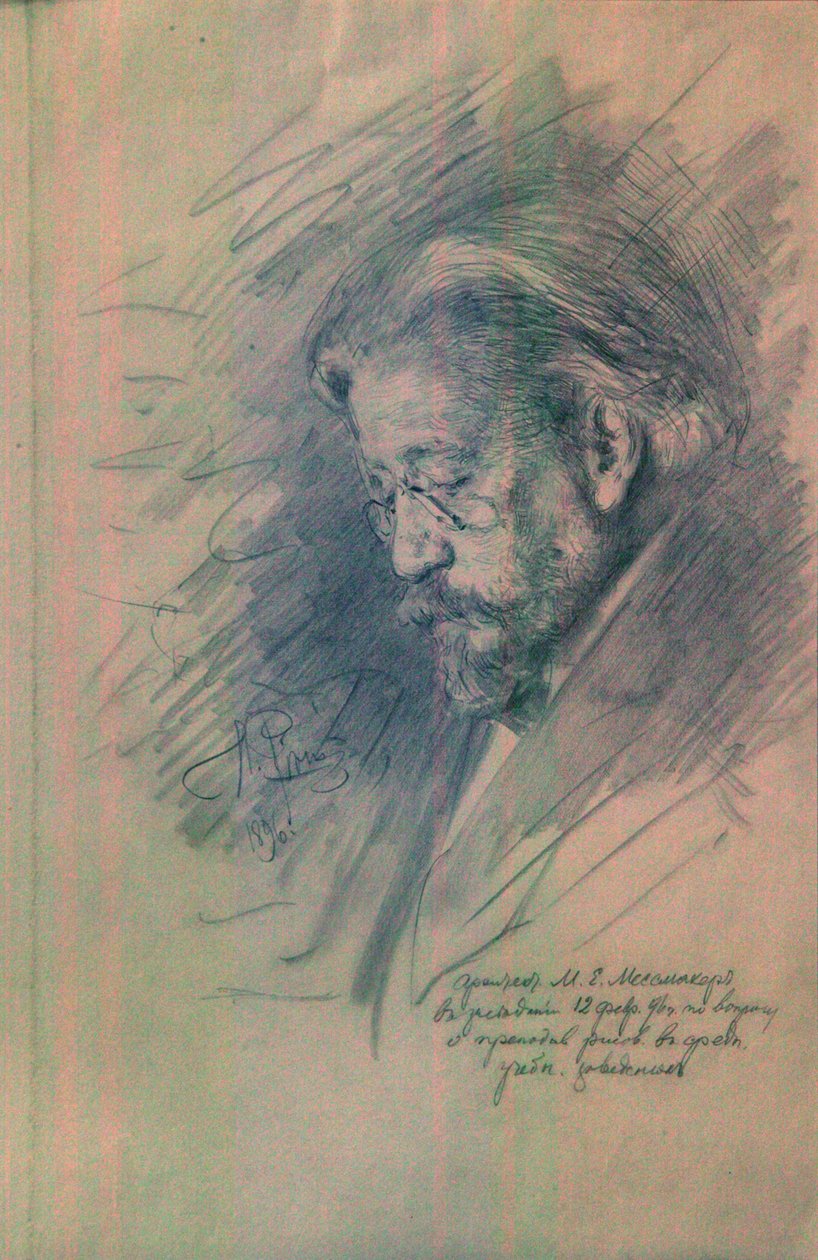 Retrato de Maximilian von Messmacher 18421906, 1896 de Ilya Efimovich Repin