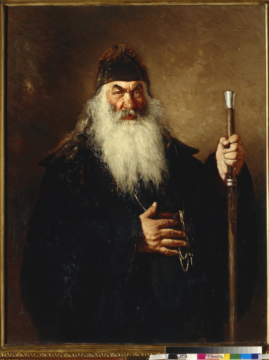 Protodeacon - Protodeacon - Repin, Ilya Yefimovich (1844-1930) - 1877 - Óleo sobre tela - 124x96 - Galeria Estadual Tretyakov, Moscou de Ilya Efimovich Repin