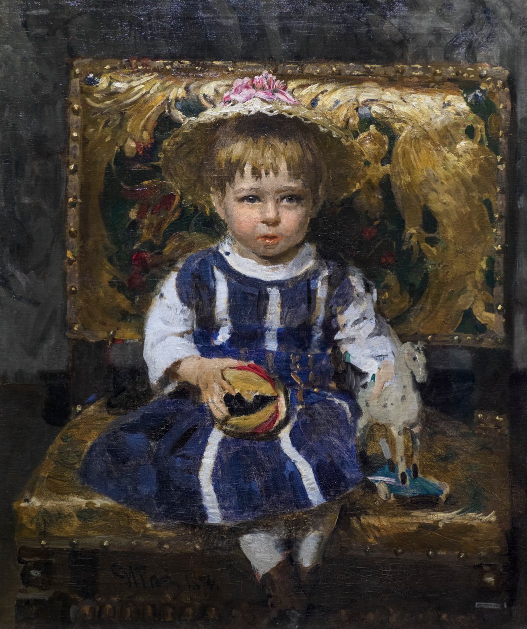 VÉRA REPINE CHILD de Ilya Efimovich Repin