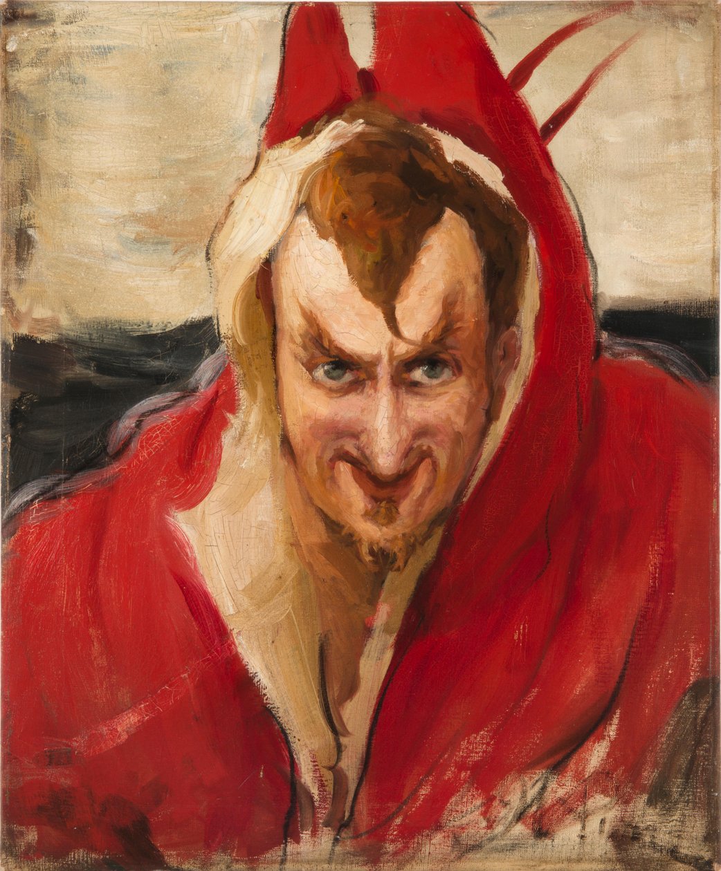 Grigory Grigoryevich Ge 1867-1942 como Mefistófeles. de Ilya Efimovich Repin