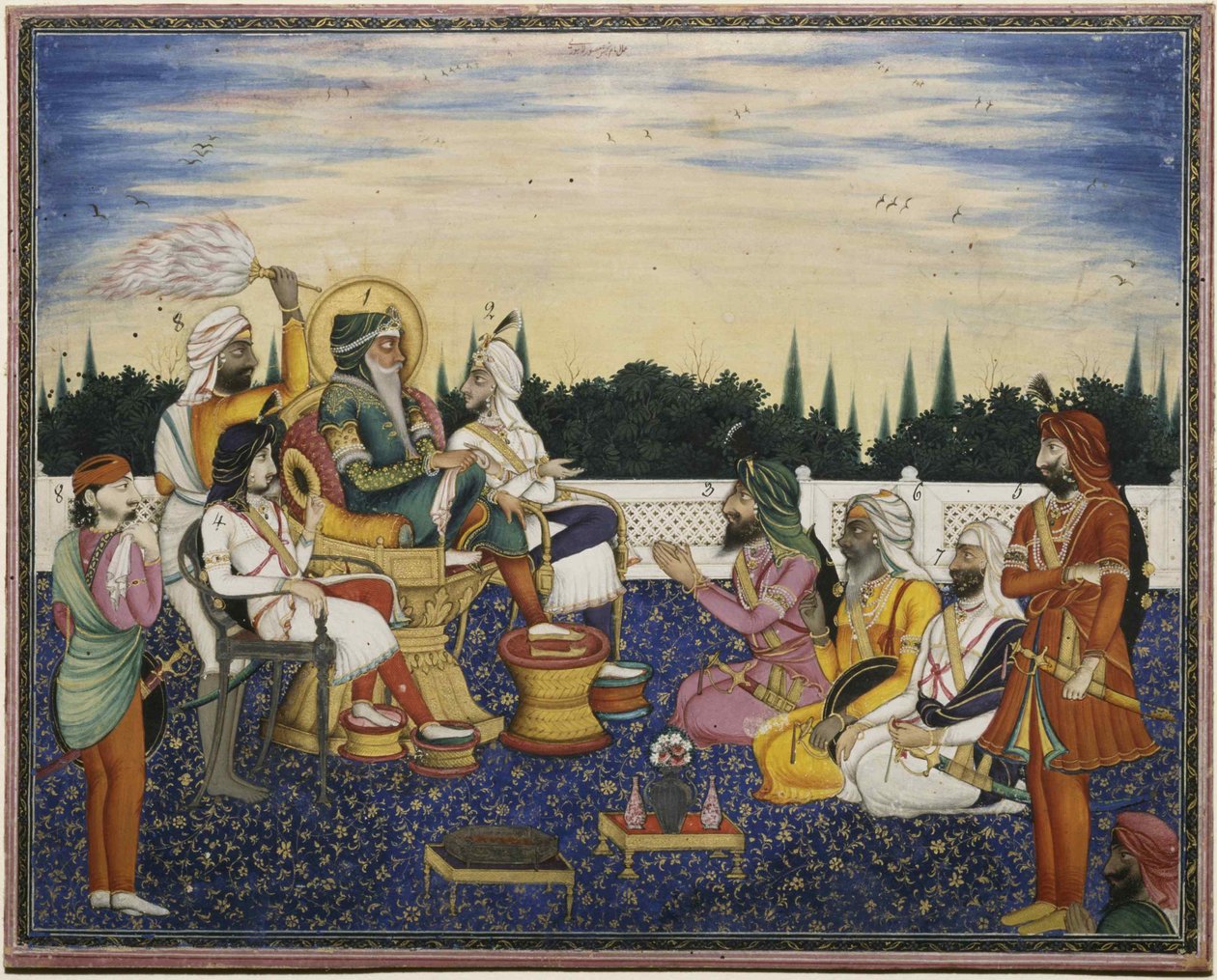 Maharaja Ranjit Singh, 1841. de Imam Bakhsh Lahori