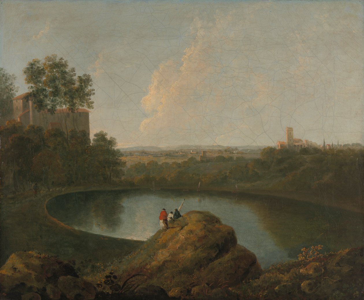 A Cabeça do Lago Nemi de Imitator of Richard Wilson RA