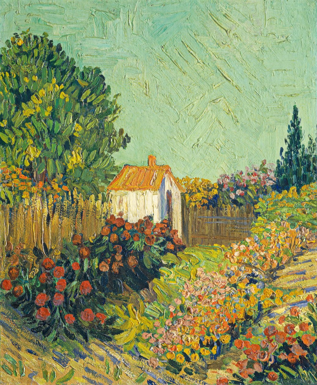 Paisagem de Imitator of Vincent van Gogh