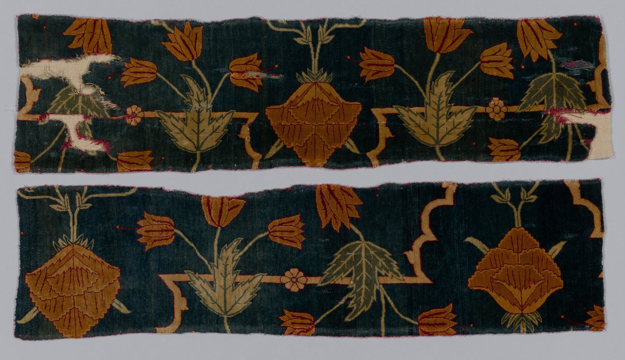 Fragmentos de um Tapete, 1600-1650. de Imperial Manufactory