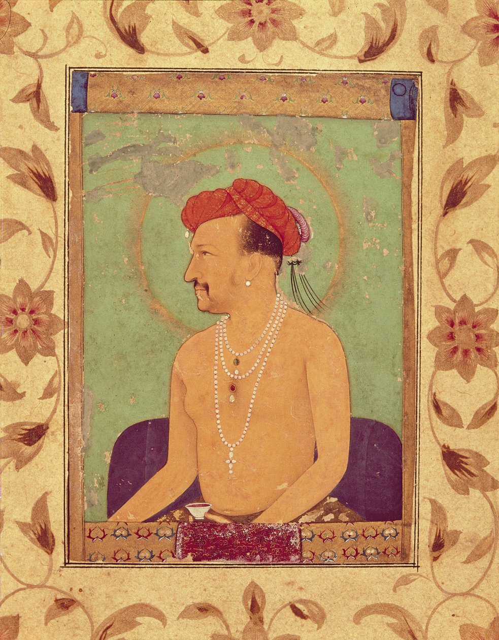 Imperador Jahangir (1569-1627) de Indian School