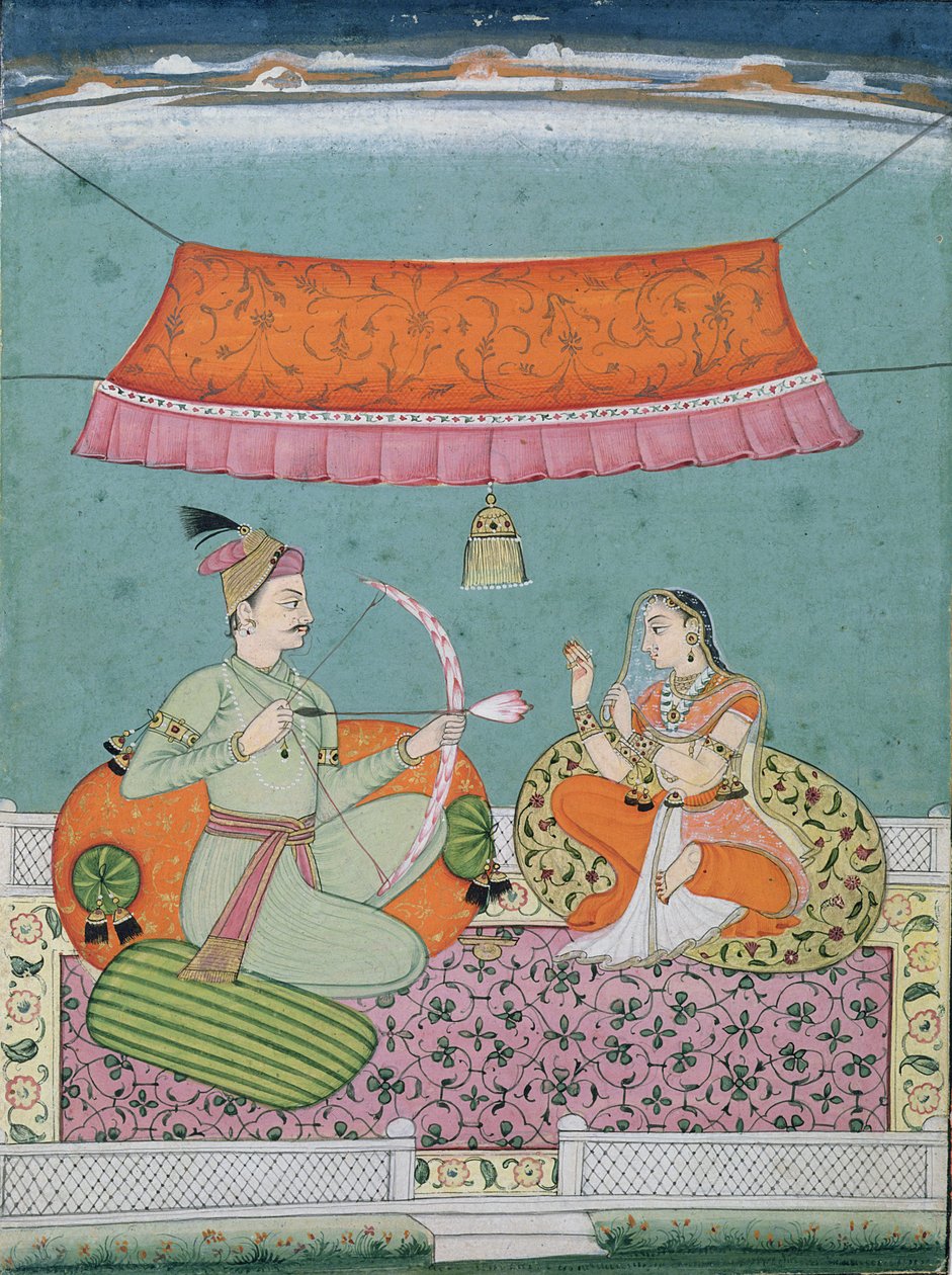 A Flecha de Lótus, Bilaspur, c.1750 de Indian School