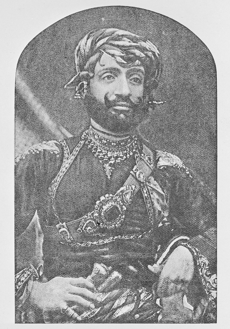 Muhammad Mahabat Khanji II, Nawab Sahib de Junagadh de Indian photographer