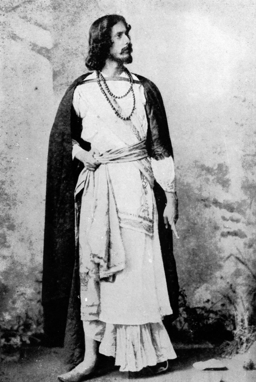 Rabindranath Tagore, c.1880-90 de Indian photographer
