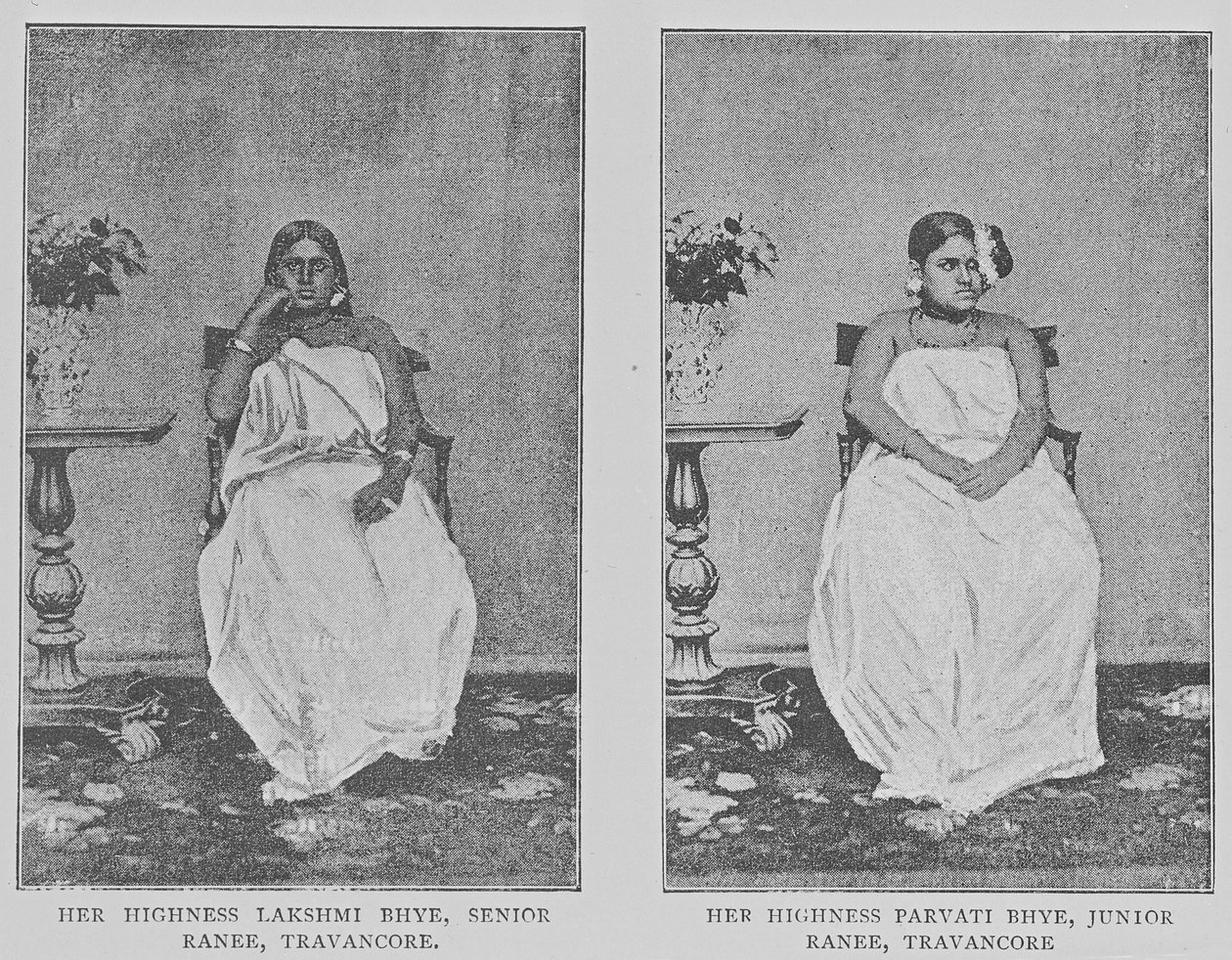 Dois Ranis de Travancore de Indian photographer
