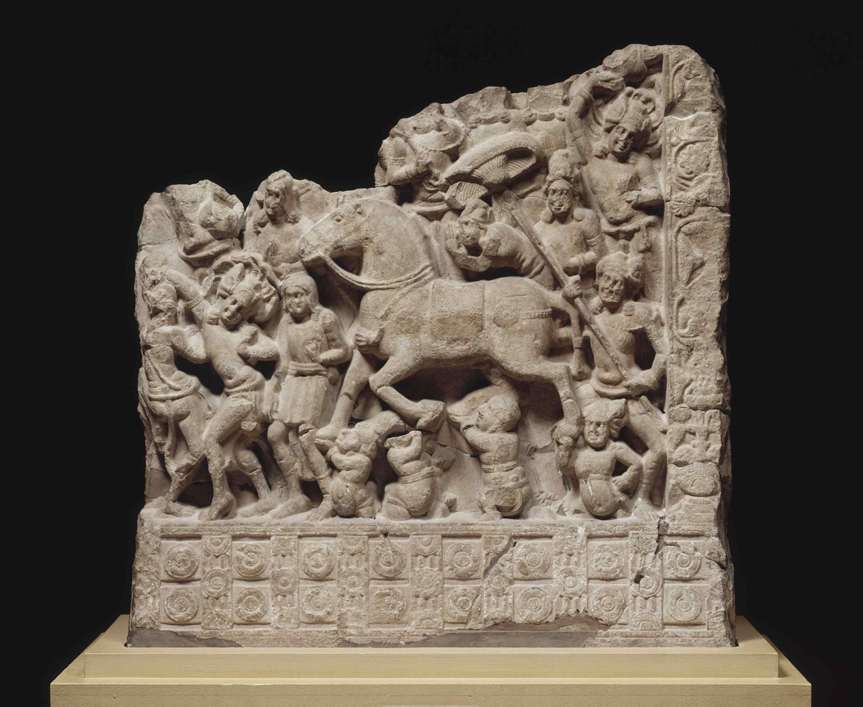 A Grande Partida de Siddhartha Gautama, século II. DE ANÚNCIOS. de Indian Art.