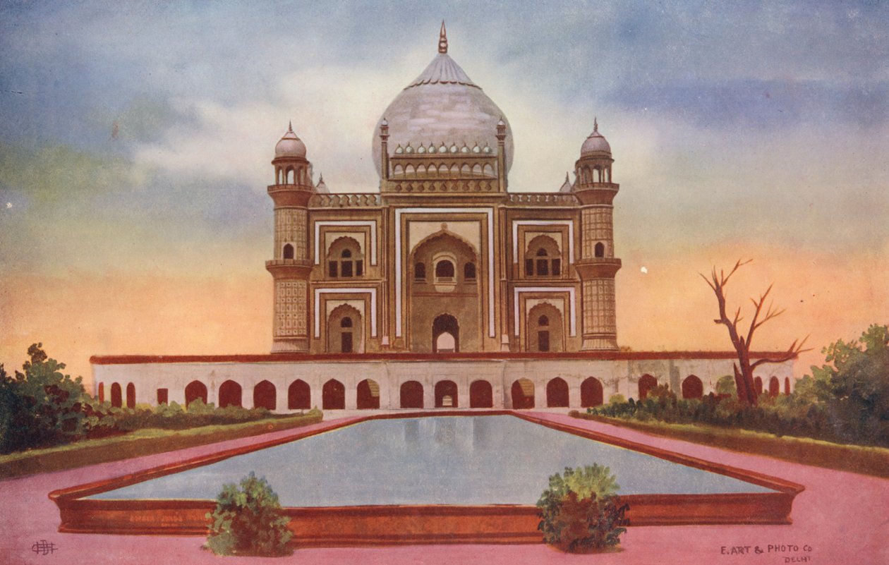 Túmulo de Safdar Jang, Deli (fotografia a cores) de Indian photographer