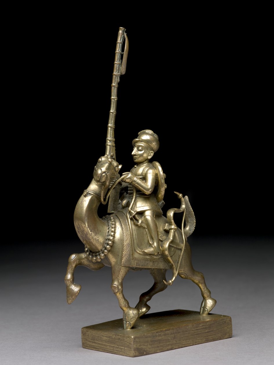 Um matchlockman montando um camelo, Vizagapatam, c.1795 (latão) de Indian School