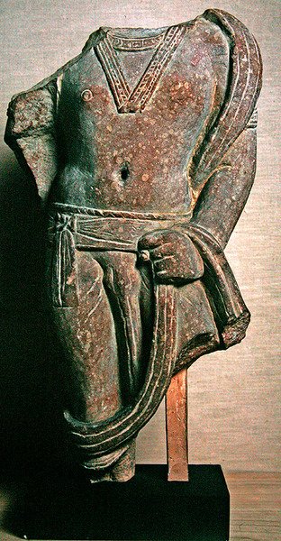 Bodhisattva (arenito vermelho) de Indian School
