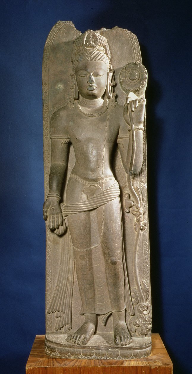 Bodhisattva Padmapani, Nalanda, Bihar, dinastia Pala de Indian School
