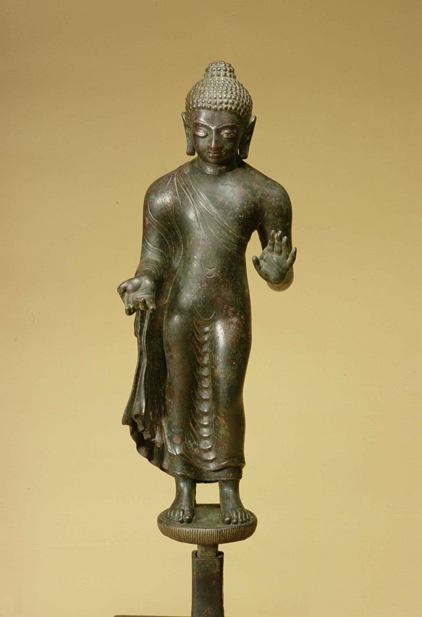 Buda, Gupta, Phopnar (bronze) de Indian School