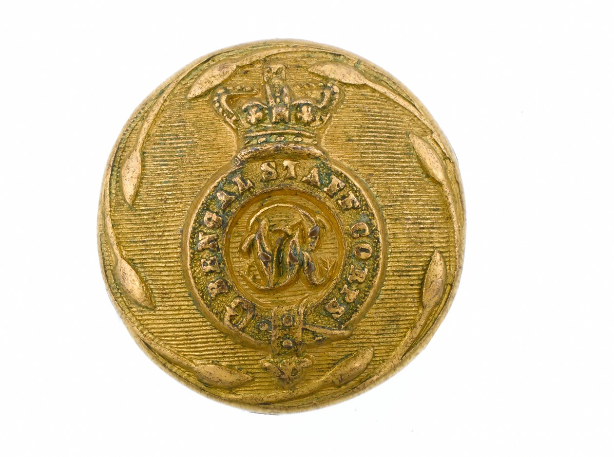 Button, Bengal Staff Corps, 1876-1891 de Indian School