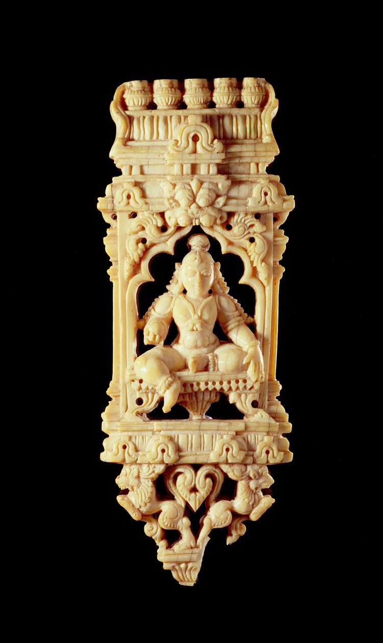 Escultura representando Krishna de Indian School