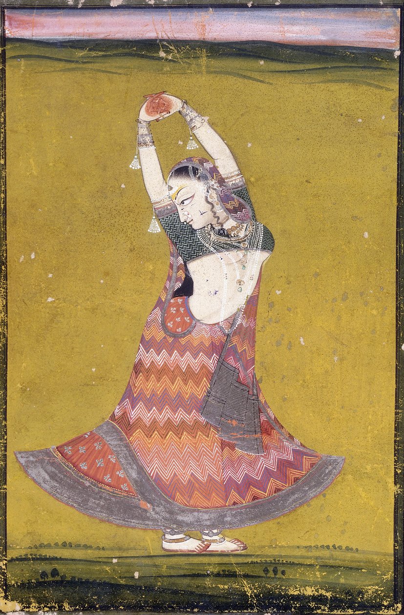 Dancing Girl, início do século XIX de Indian School