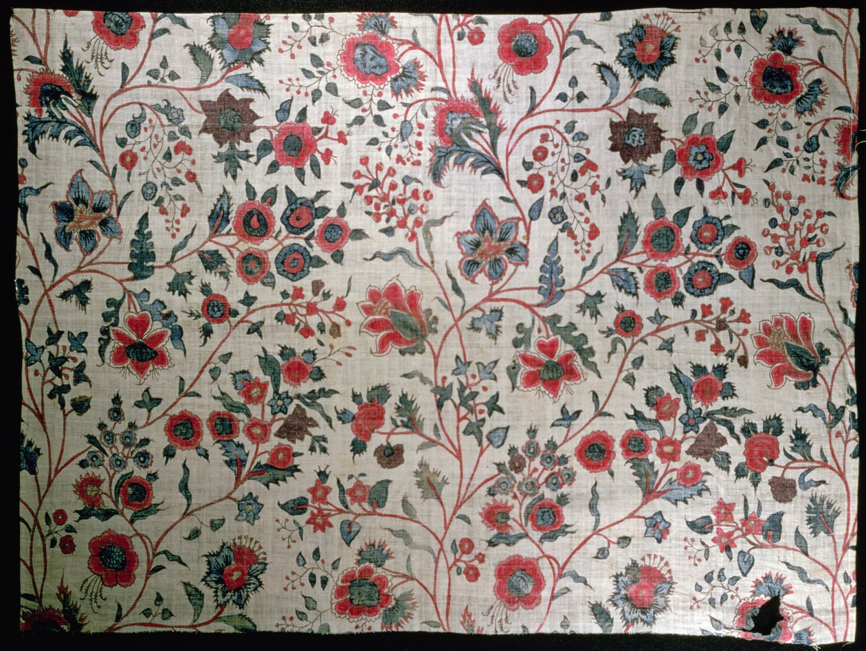 Têxtil decorativo, 1725-50 de Indian School
