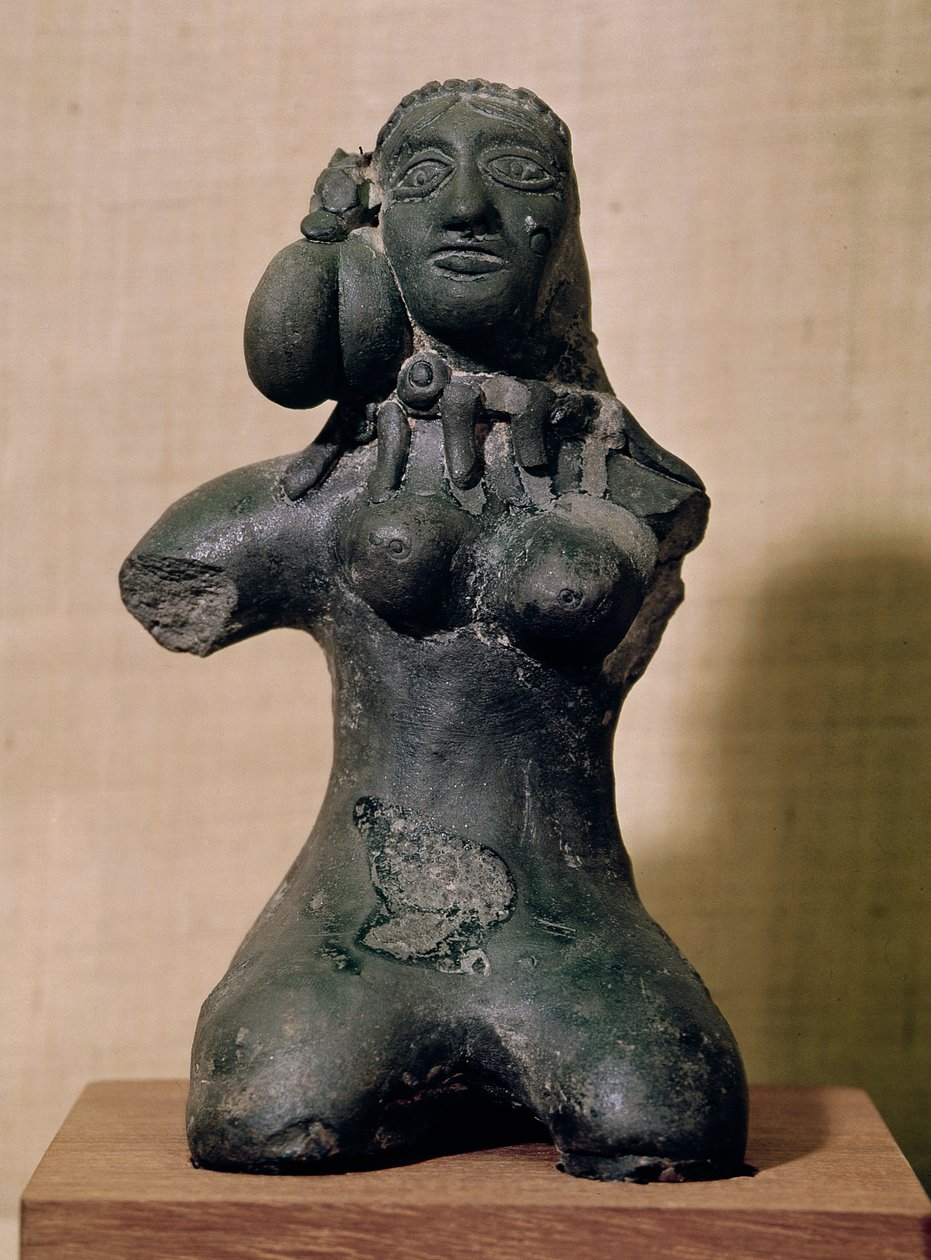Ídolo do sexo feminino, Mauryan, do século III a II aC de Indian School