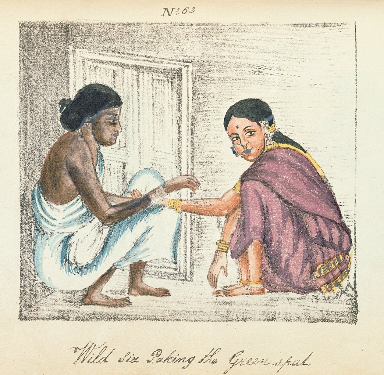 Fortune Teller and woman, de 