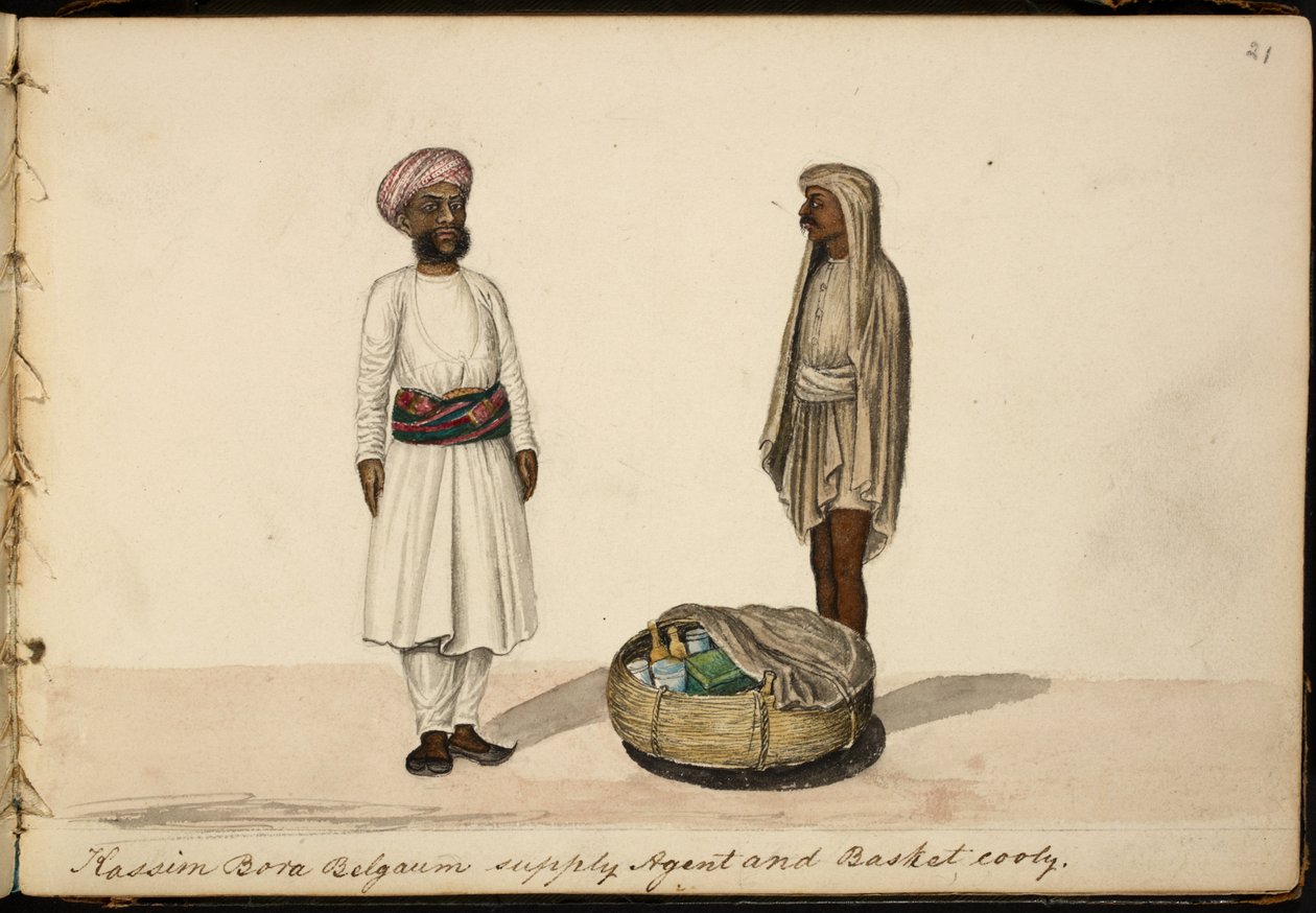 Kassim Bohori, Agente de Aprovisionamento. Belgaum de Indian School